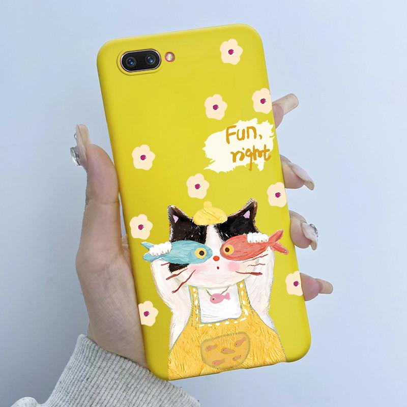 For OPPO A3S Phone Case OPPOA3S Butterfly Flower Girls Design Soft Silicone TPU Back Housing for OPPO A12E A5 AX5 A 3S Covers