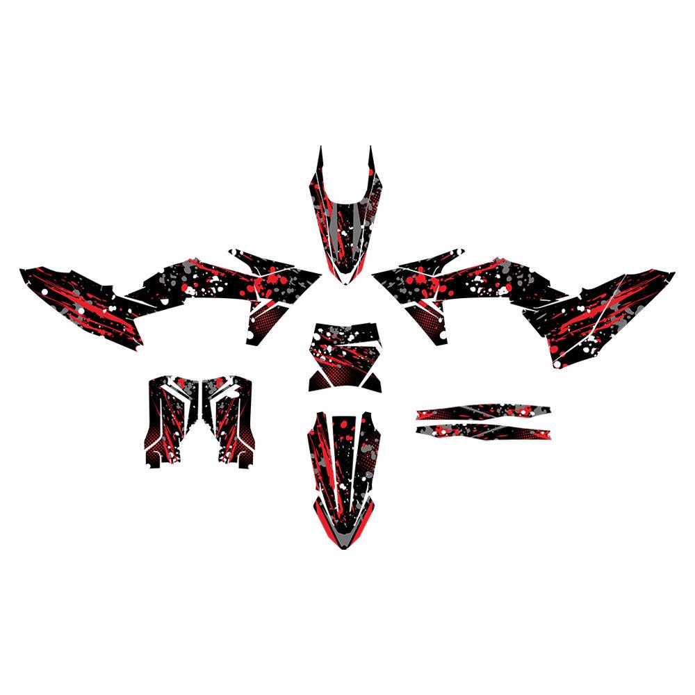 Набор внедорожных наклеек и защитная пленка для кузова KTM SX/SXF/XC/XCF 2023-24