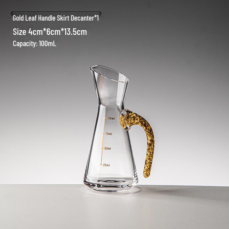 Набор рюмок с золотой фольгой – Хрустальные бокалы для белого вина, Настраиваемые с логотипом