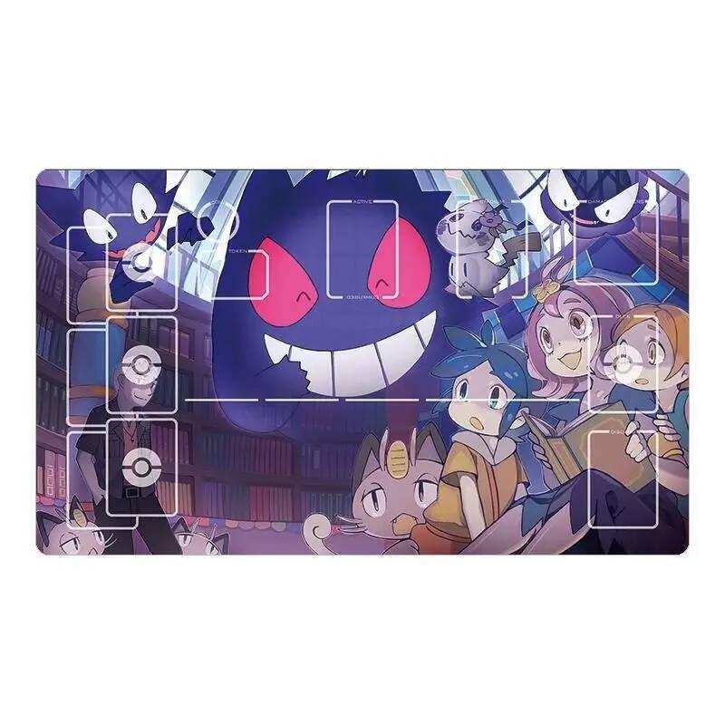 Cartoon Acerola Mimikyu PTCG Anime Game Battle card Rubber Card Pad Mouse Pad Keyboard Pad mm
