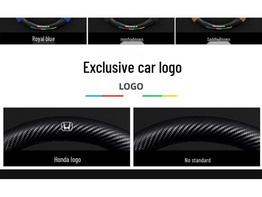 Натуральная кожа, карбон, замша, чехол на руль для Honda CRV 07-23, всесезонный, универсальный