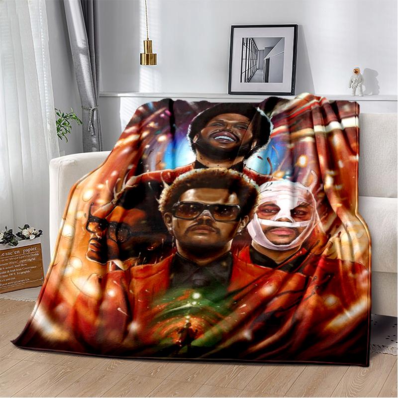 3D Плед The Weeknd X.O. Певец R&B, Мягкий плед для дома, спальни, кровати, дивана, пикника, путешествий, офиса, Покрывало, Подарок, Дети