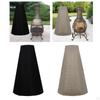 Chiminea Caps Fire Pit Cover Porch with Drawstring Dustproof Oxford Fabric Lawn Outdoor Waterproof