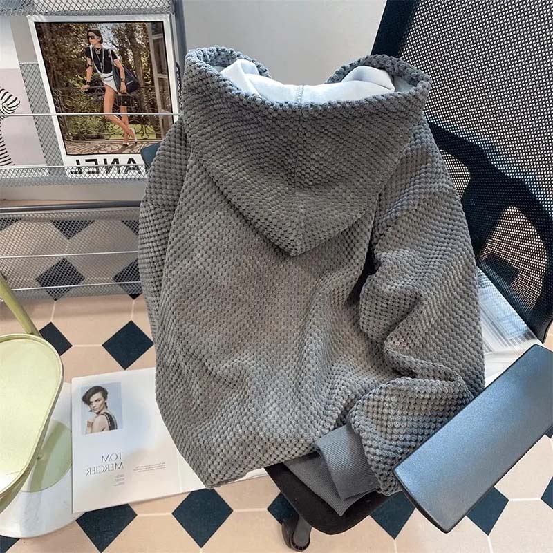 Толстовка для женщин из хлопка, свободная, большого размера, с капюшоном, флисовая, утолщенная, удобная, с круглым вырезом, повседневная, свитшот