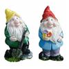 2PCS Multicolor Miniature Dwarfs Statue Fairy Garden Cartoon Gnomes Statuette  Universal