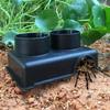 Plastic Snake Shelter House Rectangle Reptile Caves Small Animal Hideaway Reptile Hide Box  Lizards