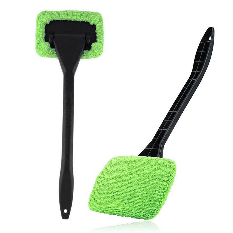Car Windshield Brush: Dual-Purpose Dust Remover & Defogger Window Scraper