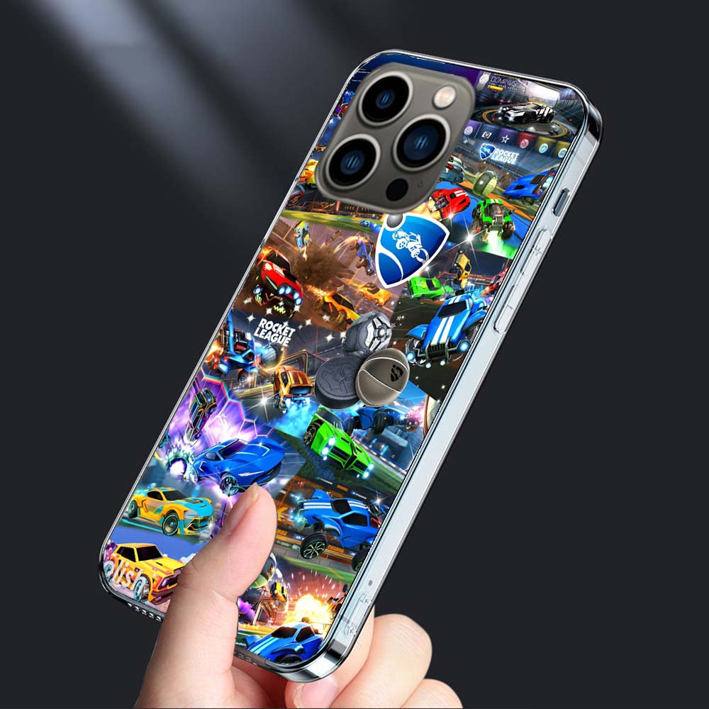 R-Rocket L-League Игровой Чехол для Телефона Для Iphone 16E 15 Pro 14 Plus 17E 16 17 Pro Max Air 11 12 13 Mini Ударопрочный Capa Милый Cove