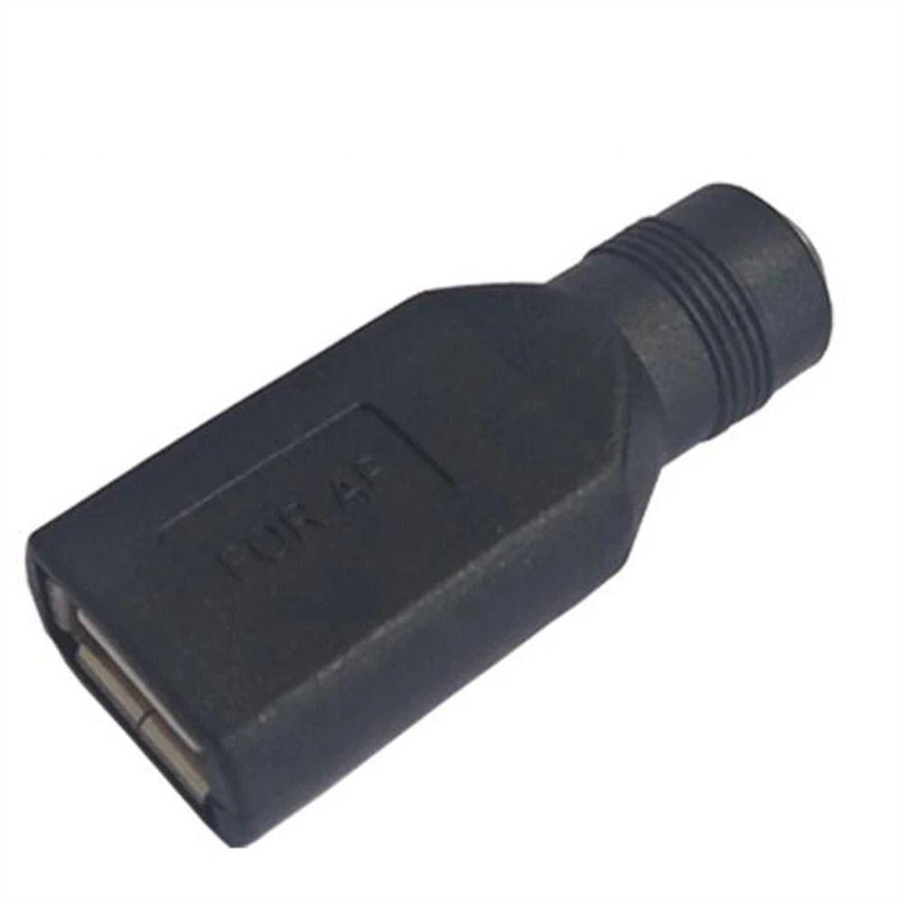 Power Adapter 5.5*2.1mm USB 2.0 DC Power Converter Female Power Jack USB Conenctor Male Plug Socket