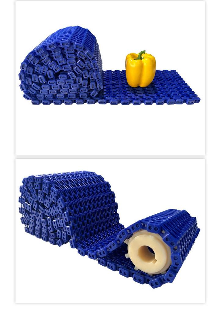 7100 Modular POM Conveyor Belt - 25.4MM Pitch, Oil & Wear Resistant Net Belt