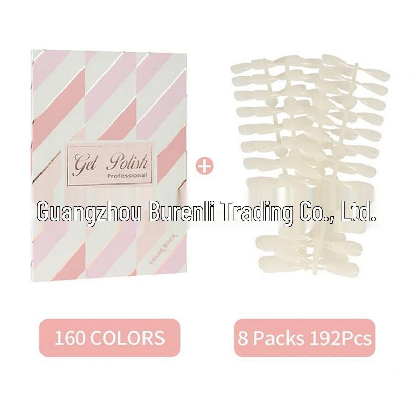 Альбом для демонстрации цветов нейл-арта: Книга образцов 160 цветов для лака и геля