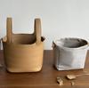 Новая кожаная сумка-ведро из первого слоя коровьей кожи с рисунком личи, сумка-тоут, сумка-корзина для овощей, женская сумка