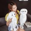 Lying Seal White Backpack Cute Preschool Bag Backpack Claw Machine Plush Toy