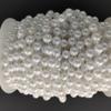 6MM Pearl Ivory Beads Garland String Spool Rope Wedding Bridal Party