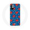 Case for Xiaomi Redmi Note 10T 5G BTS Bangtan Boys BT21 TATA De V Blue Background