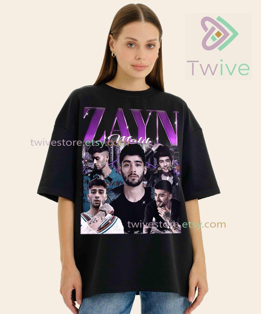 Винтажная футболка Zayn Malik, Футболка с принтом, Для молодежи, Свитшот, Детская футболка