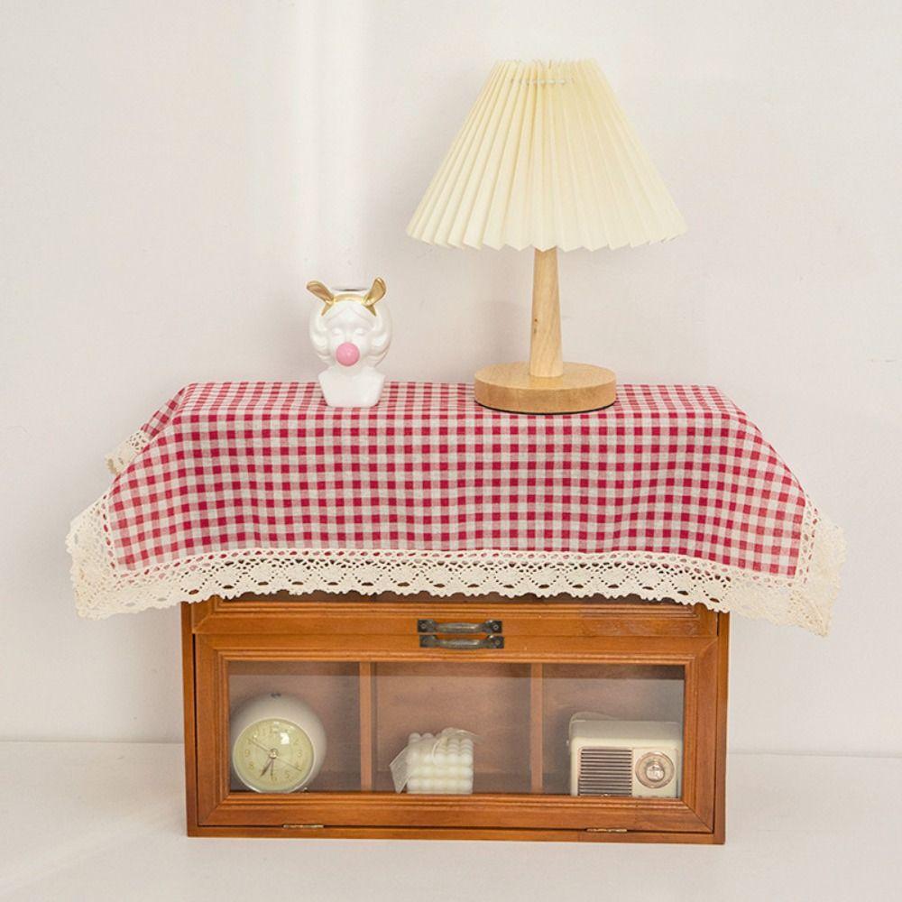 1Pcs 40x60cm Microwave Dust Cloth Dustproof Table Cloth for Desk Photo Background