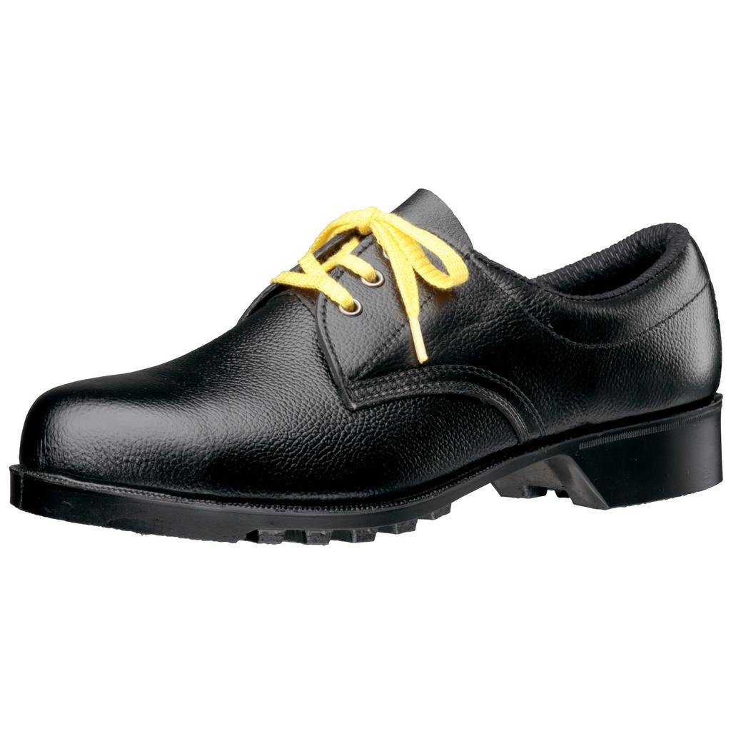 Электростатическая защитная обувь JIS Standard Short Shoes Стальной носок V251N Электростатический черный см [Midori Anzen] 28.0