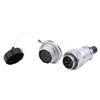 WEIPU WS24 TQ/ZMQ 2 3 4 9 10 12 19-контактный Электрический Разъем для Проводки Пайка Зарядка Авиационный Разъем M24 Металлический Адаптер Питания IP65