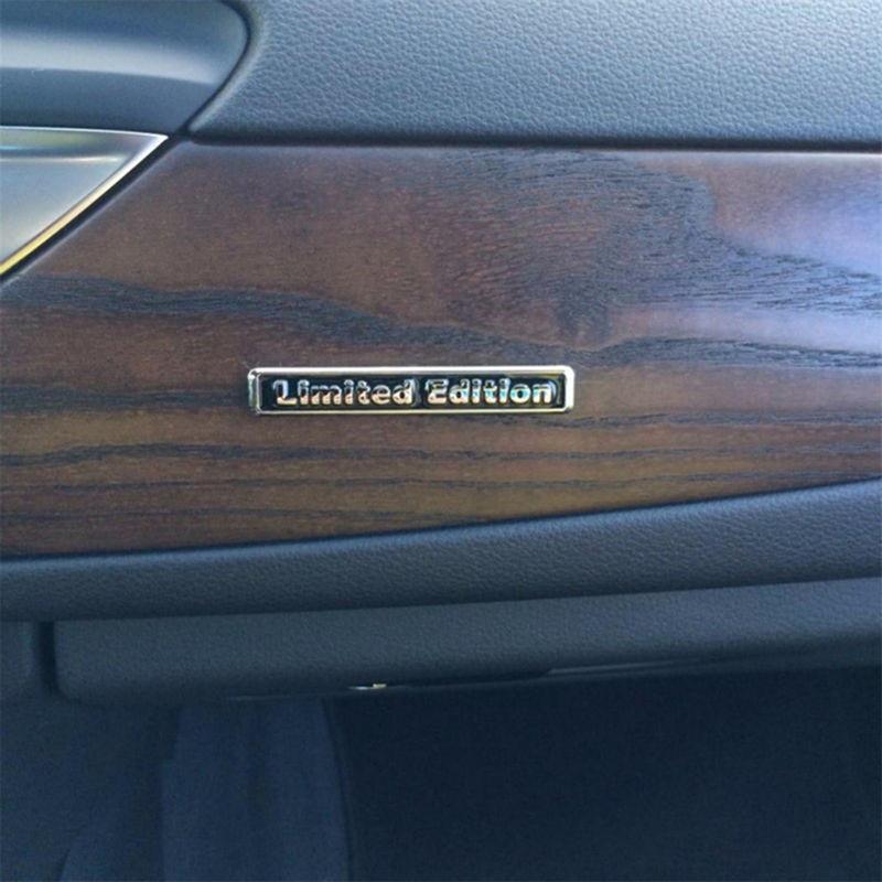 3D Chrome Metal Sticker Car Accessories Sticker Limited Edition Badge Car Decal