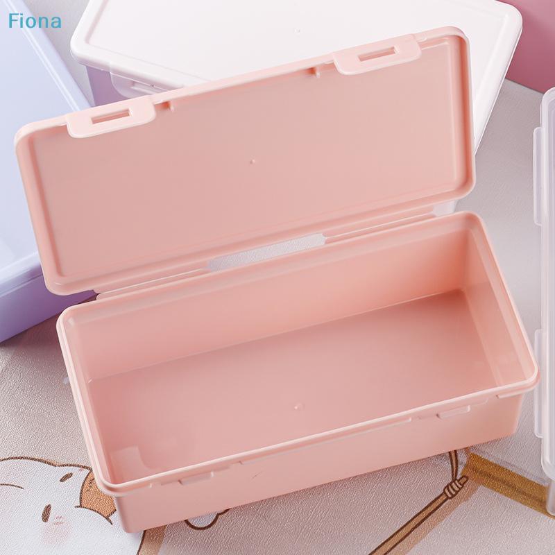 Colorful Pencil Box Large Capacity Plastic Organizer Storage Boxes For School Bulk Stackable Design Office Supplies
