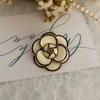 French Design Sense Camellia Color Matching Retro Brooch Personality Simple Temperament Atmosphere Corsage Tide
