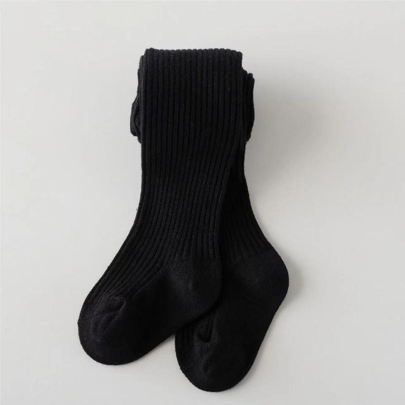 Детские колготки зима-осень однотонные мягкие хлопковые толстые теплые колготки для маленьких девочек плотные колготки для новорожденных мальчиков и девочек одежда