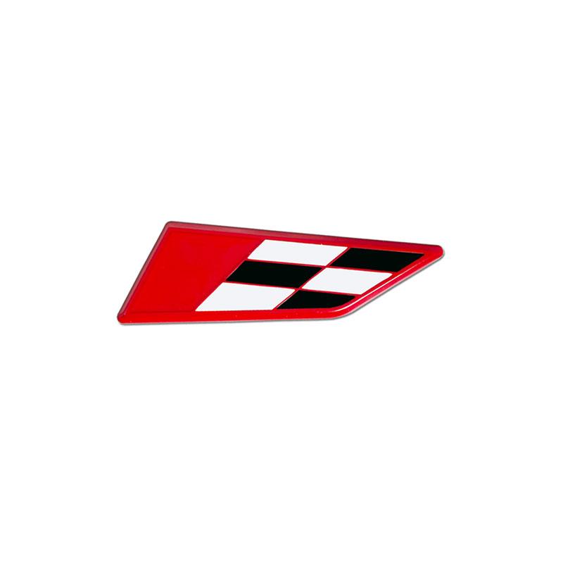 3D Metal Car Rear Trunk Race Flag Emblem Fender Rear Nameplate R 300 Badge Sticker For Seat Leon Cupra Ateca Arona Ibiza Altea
