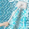 Long Handle Multi-functional Bathroom Cleaning Brush with Replaceable Head for Bathtub, Tiles, Windows, Glass - Sponge Brush