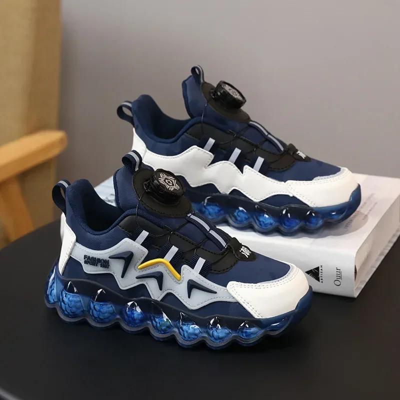 Теннисная детская спортивная обувь для мальчиков, нескользящая, новогодняя, весенне-осенняя, для учеников начальной школы, повседневная обувь для женщин, папиных туфель, для девочек