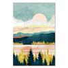 Nordic Style Sunrise Sunset Wall Art Pictures Deer Canvas Painting Mountain Landscape Poster and Print for Interior Home Decor