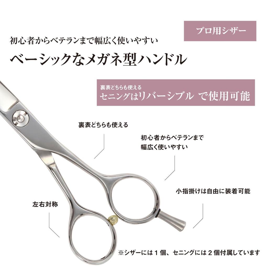 DEEDS Professional Thinning Scissors with Forged Black Titanium Handle 30 thinning Made in Japan by a Professional Hairdresser and Includes Case (6.0