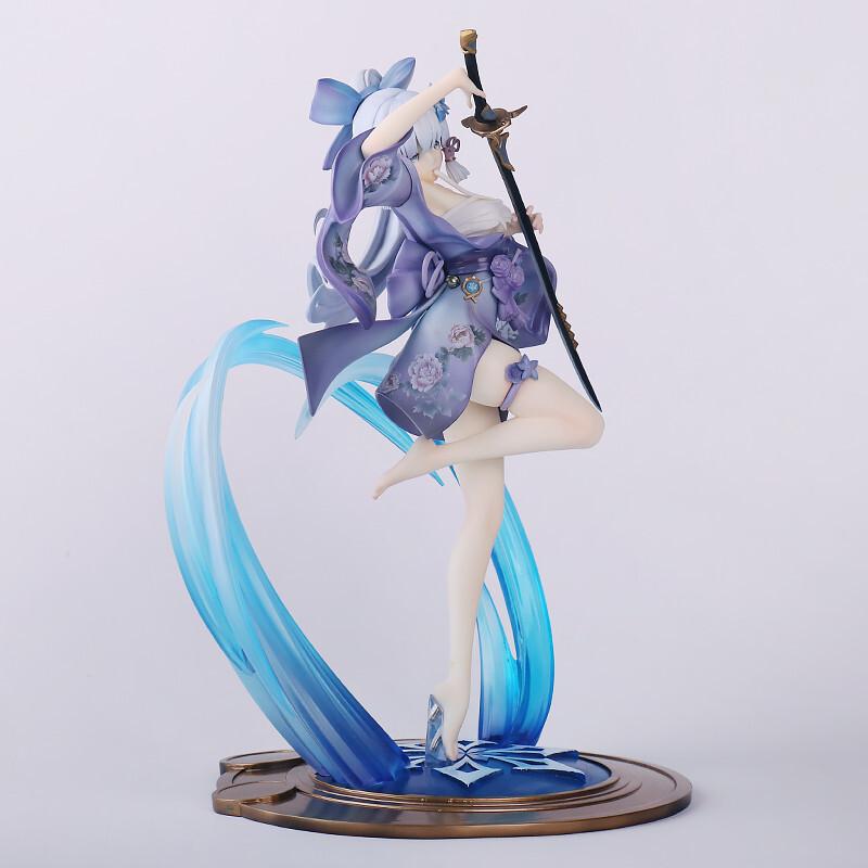 27cm Genshin Impact Figure Kamisato Ayaka Anime Statue Model Collectable Toy