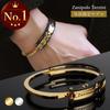 Polo Limited Gold Color Bangle Surgical Stainless Steel Handcuffs Metal Allergy Gold Black 316L Hand Cuff Bracelet [Zani Tarzini] Mens