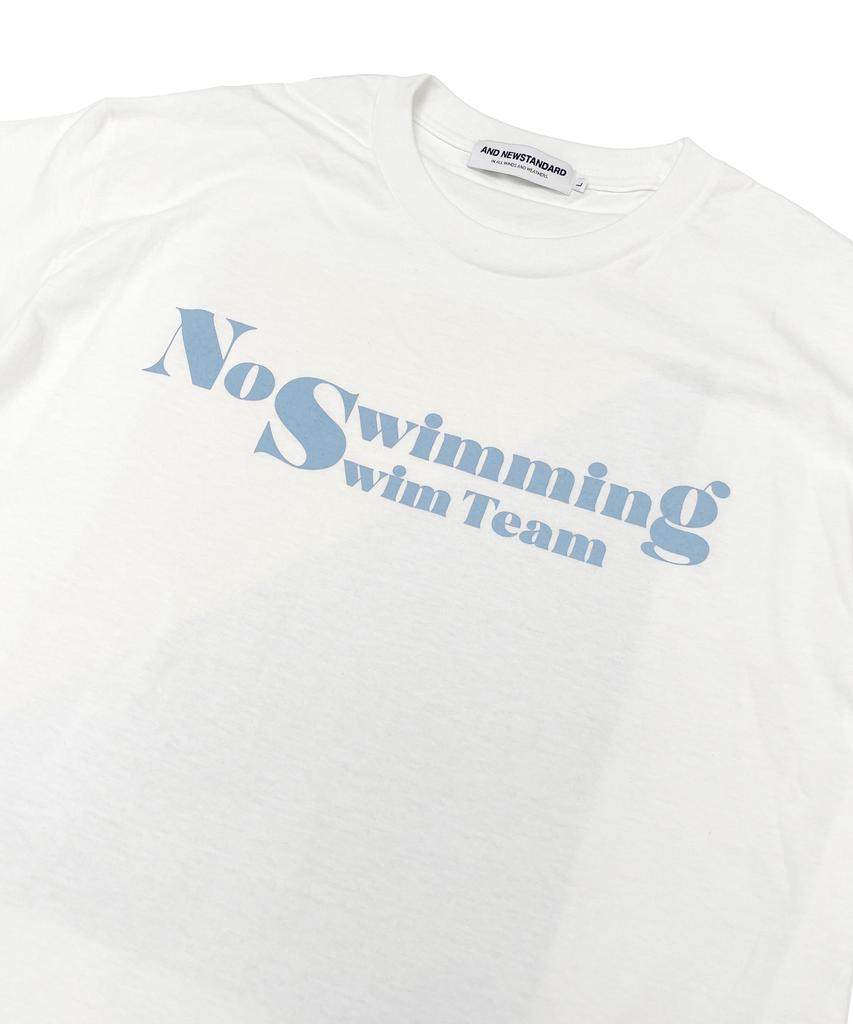 AND NEWSTANDARD No Swimming Swim Team T-Shirt (White)