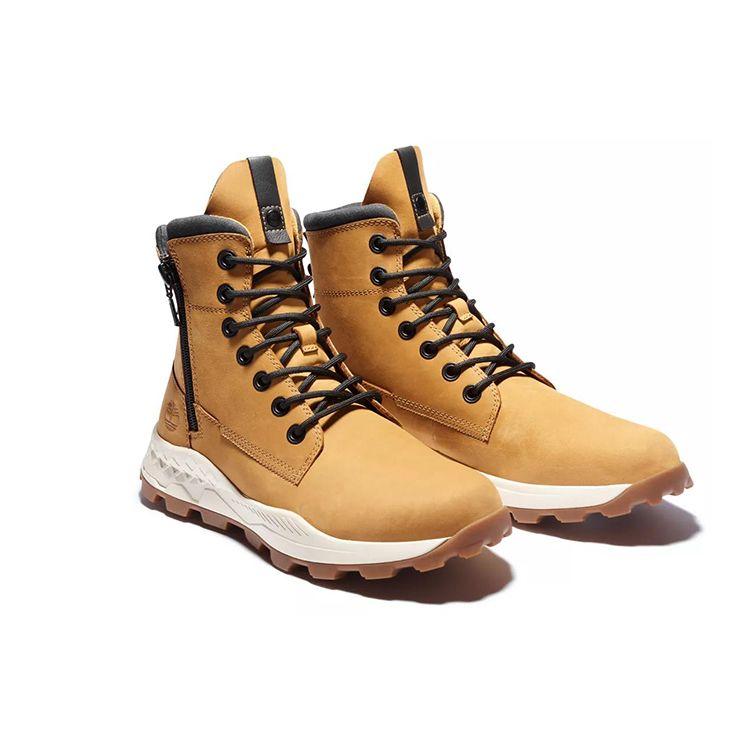 Timberland Прочные, удобные, высокие рабочие ботинки серии Brooklyn, мужские ботинки пшеничного цвета A2J1E231