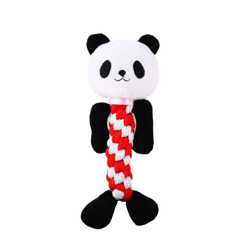 6x Набор игрушек из веревки для собак Прочные и долговечные жевательные игрушки с узлами Мяч для питомца Щенка Медведь Хлопковая игрушка Оптом