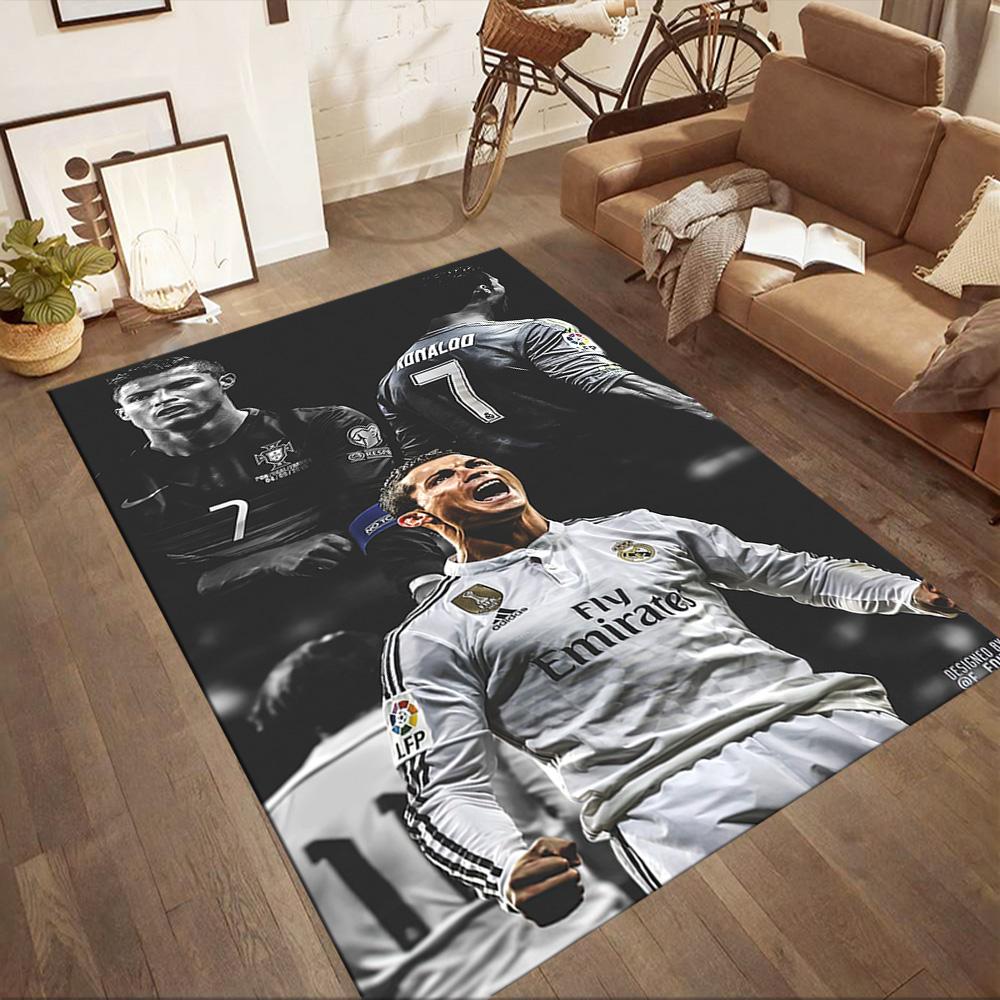 Cristiano Ronaldo Area Rug Perfect For Foyer Outdoor Kitchen Dining Room Antislip Rug Decorate Offices Gift For Festivals