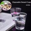 Инструменты Многоразовые одноразовые стаканчики для десертов Многоразовые стаканчики для кексов Пластиковые прозрачные круглые стаканчики для кексов