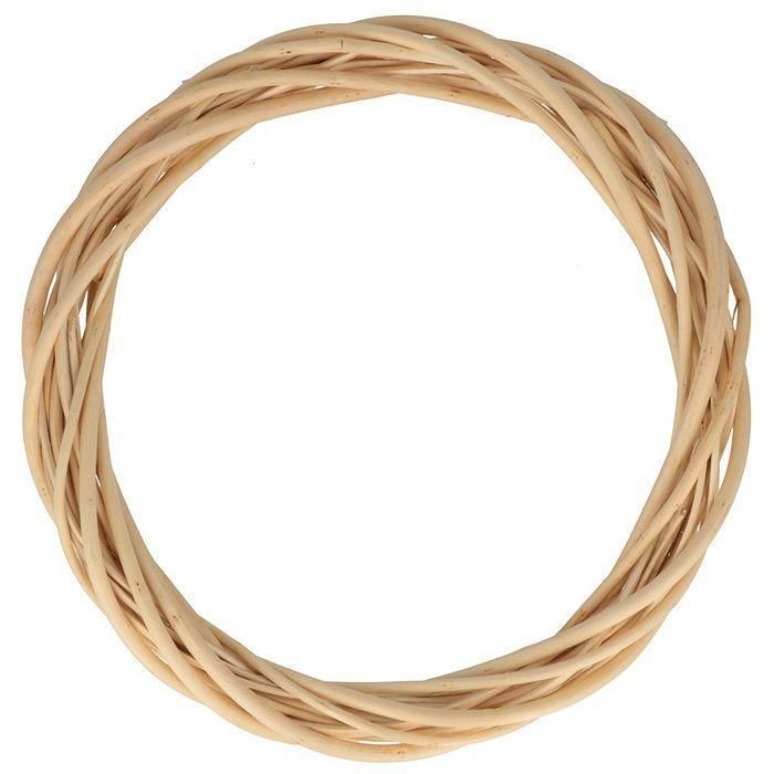 Couronne - ARTEMIO - 30 cm - Osier - Décorative - Intérieur