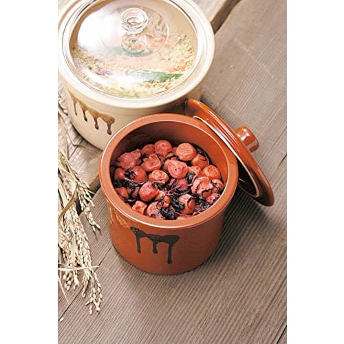 Yamakiikai Beniseigama Контейнер для солений, Банка с крышкой на полуболтах, Размер 1, 1,8 л, J-1