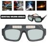 Welding Glasses Solar Welding Goggles UV-Resistant Anti-glare True Color Eyes Protective Auto Darkening Safety Goggles
