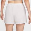 Nike Sportswear Chill Terry Solid Breathable Sports Knit Mid Waist Three Quarter Shorts Women Shorts White HF6941-051