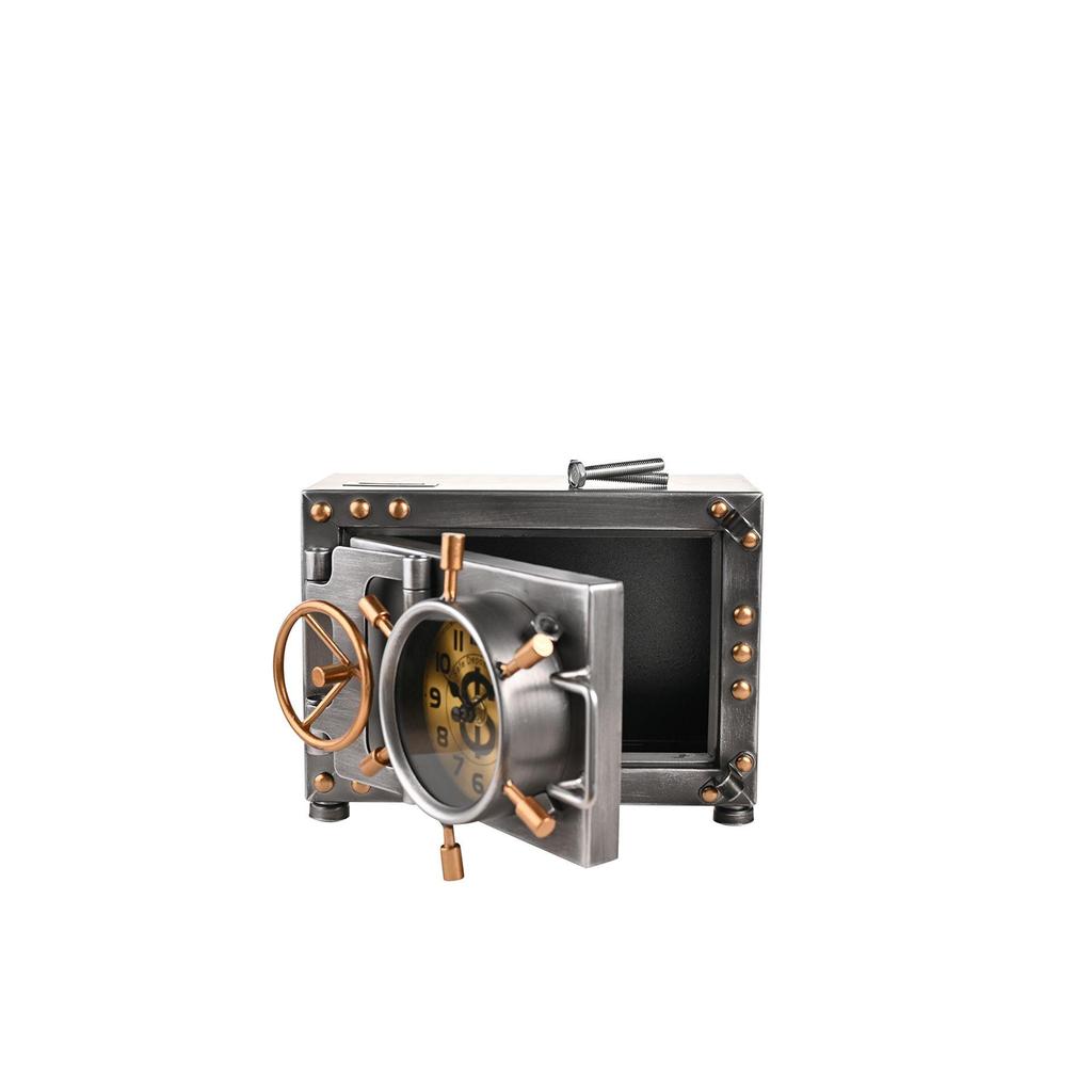 Hometime Mantel Clock Safe Clock & Money Box