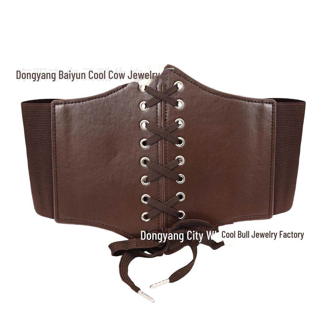 5-Piece Renaissance Costume Set: Corset, Belt, Pouch, Coin Purse, Potion Bottle Props