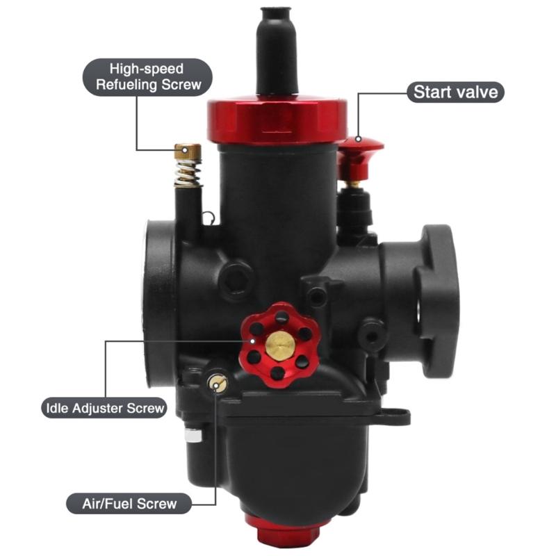 Карбюратор для DT100 DT125E DT125K RX100 RX125 RX135 YB50 YB100 T50 T80 Питбайки Улучшение Мощности и Эффективности Двигателя