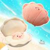 Кукла Shell Pearl Pig, милая плюшевая игрушка Scallop Pig, розовая, для девочек, на День святого Валентина