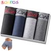 4pcs New Men's Panties Pack Cotton Underwear for Man Boxer Shorts Sexy Underpants Male