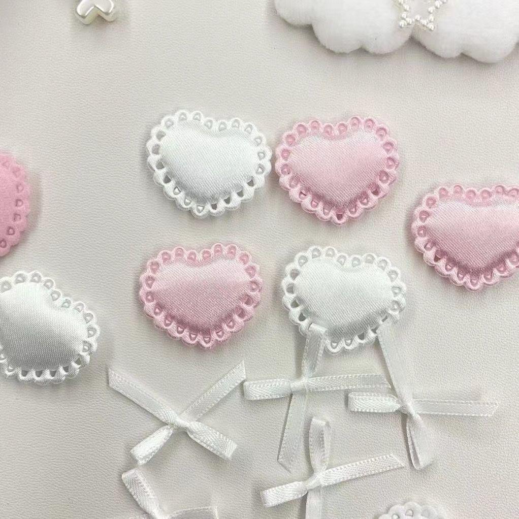 Полный набор для украшения визитницы: Крылья, Сердца, Звезды, Банты, Кресты - Набор из смешанных материалов