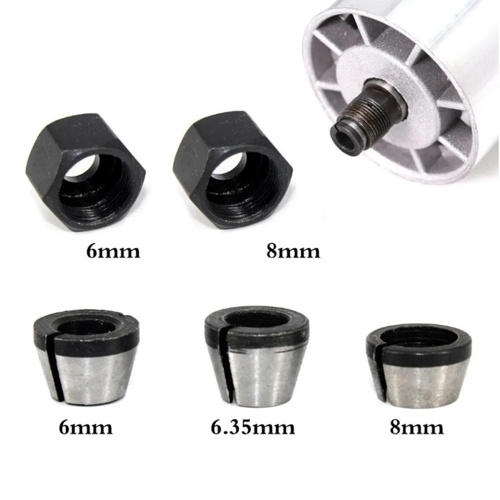Патрон для гравировального станка из углеродистой стали Цанга для электрического фрезера Цанговый патрон